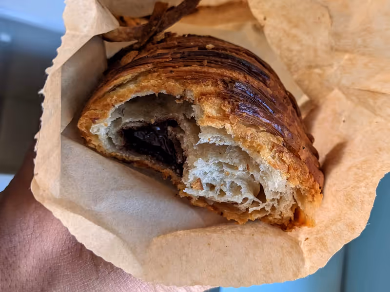 mel chocolate croissant
