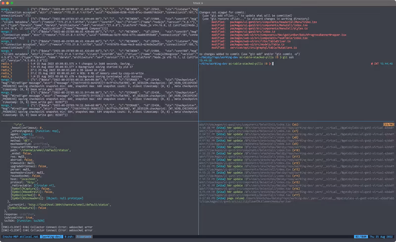Tmux on MacOS