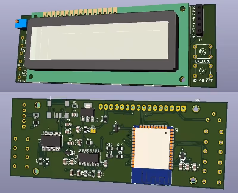 3-D Render of PCB